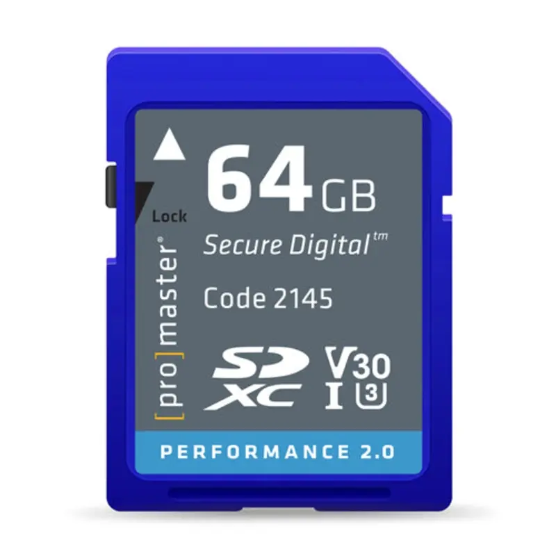 Promaster Sdxc 64Gb Performance 2.0 Memory card