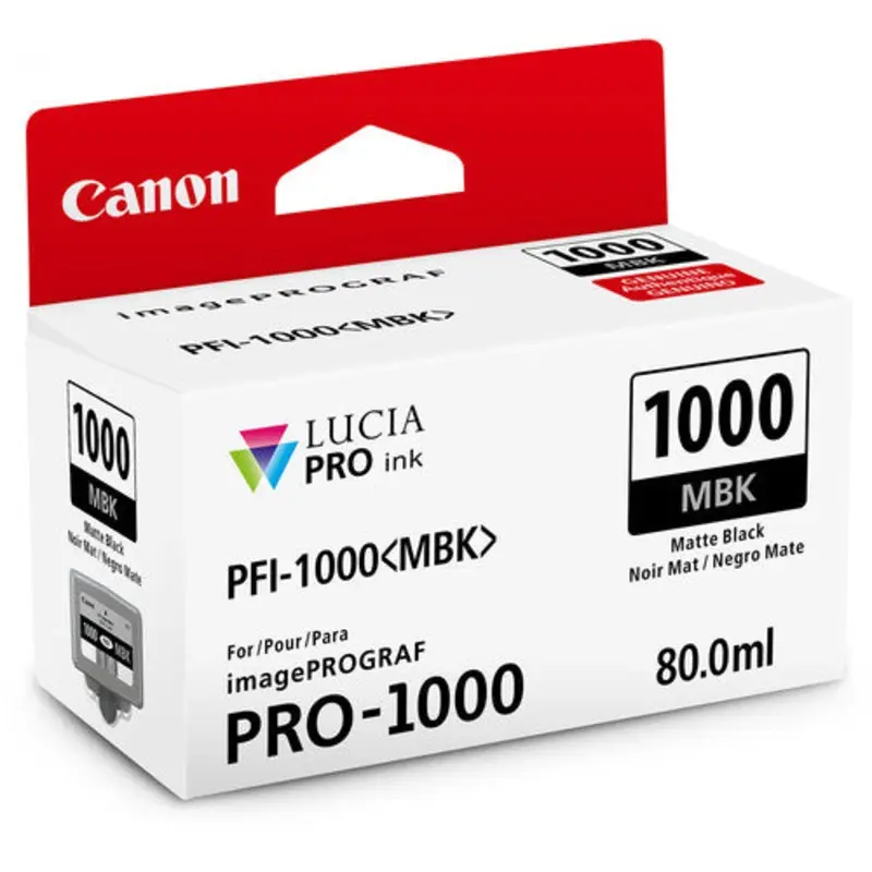 Canon PFI-1000 MBK LUCIA PRO Matte Black Ink Tank 80ml