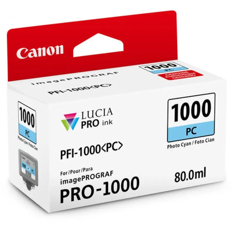 Canon PFI-1000 PC LUCIA PRO Photo Cyan Ink Tank 80ml