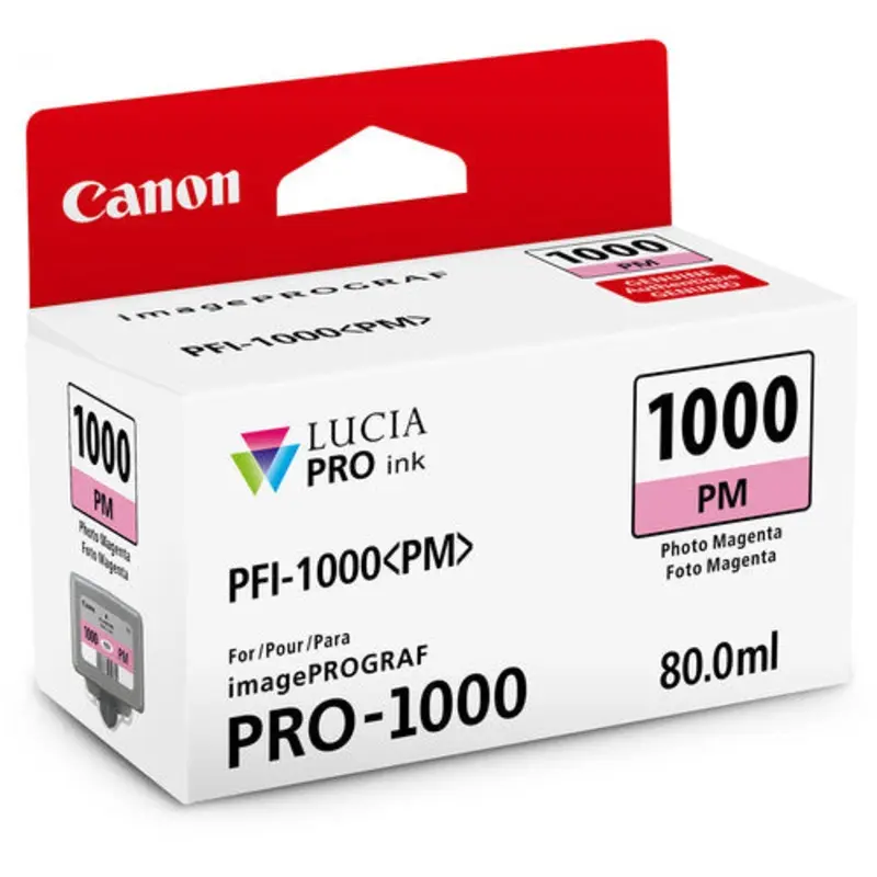 Canon PFI-1000 PM LUCIA PRO Photo Magenta Ink Tank 80ml