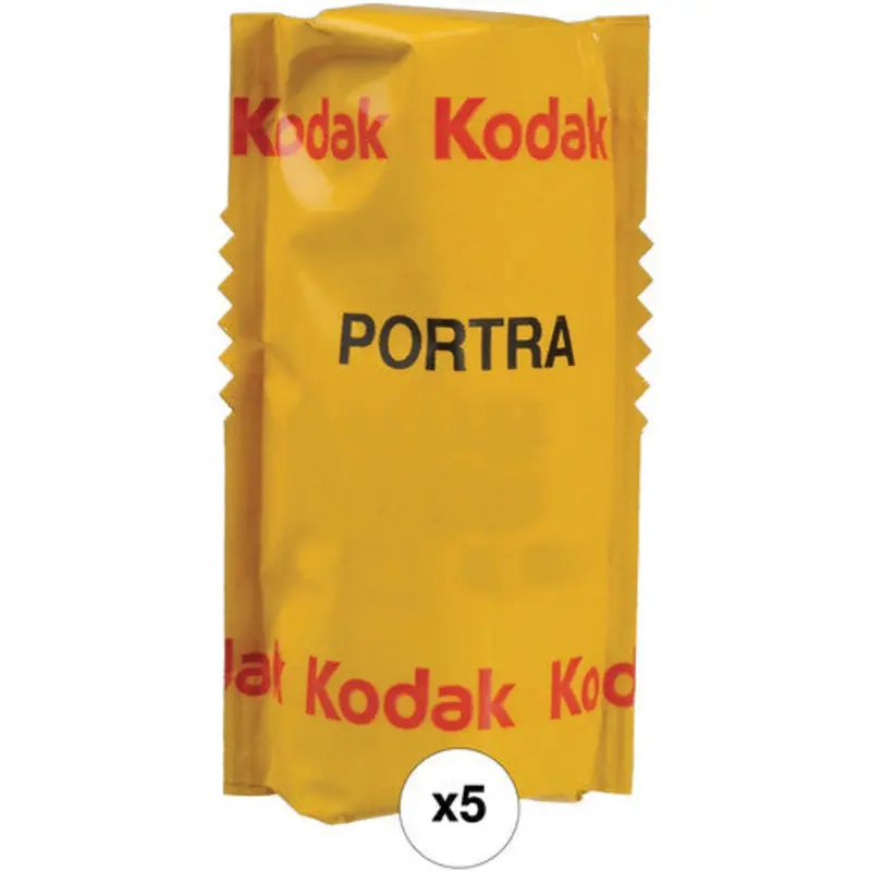 Kodak Portra 160 Color Negative Film, ISO 160, Size 120, Pack of 5