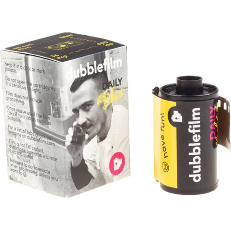 Dubble Film Daily Black & White 35mm ISO 400 Film (36 Exposures)