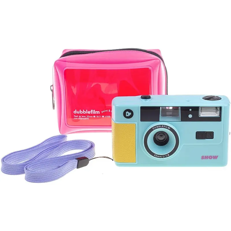Dubble film SHOW 35mm Reusable Camera - Turquoise