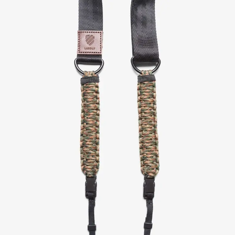 Langly Paracord Camera Strap - Camo