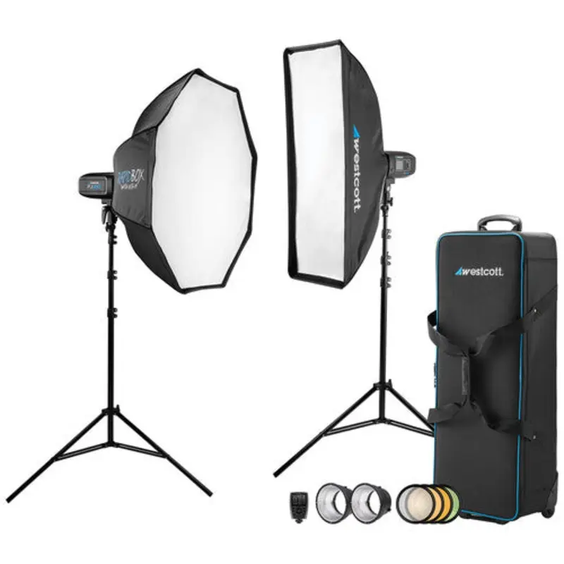 Westcott FJ400 Strobe 2-Light Location Kit with FJ-X3m Universal Wireless Trigger