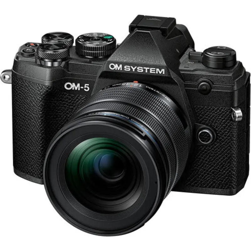 OM SYSTEM OM-5 Mirrorless Camera with 12-45mm f-4 PRO Lens - Black