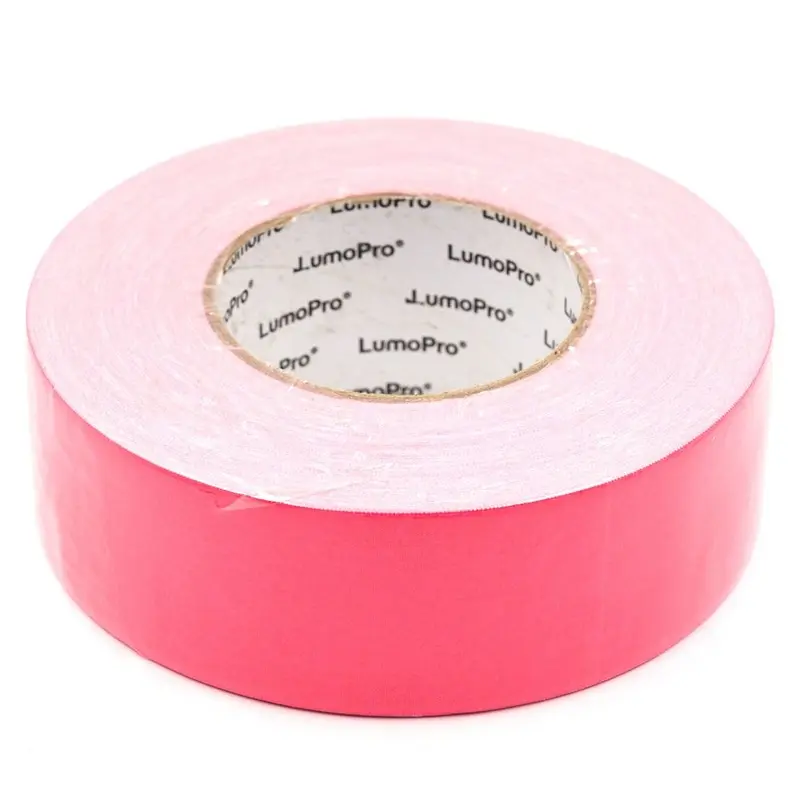 LumoPro Fluorescent Pink 2" X 55 Yard Gaffer Tape