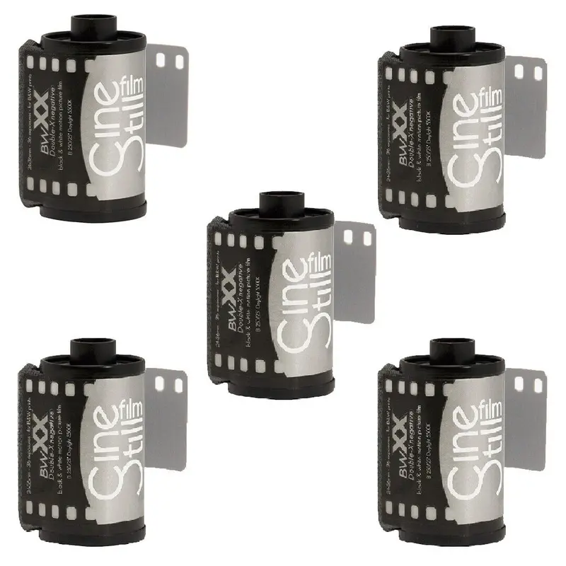 Cinestill BwXX DoubleX 35mm Film Black and White- 5 Pack