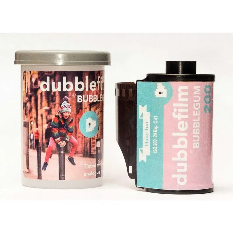 Dubblefilm Bubblegum 400 Color Negative - 35mm Film, 36 Exposures, Single Roll