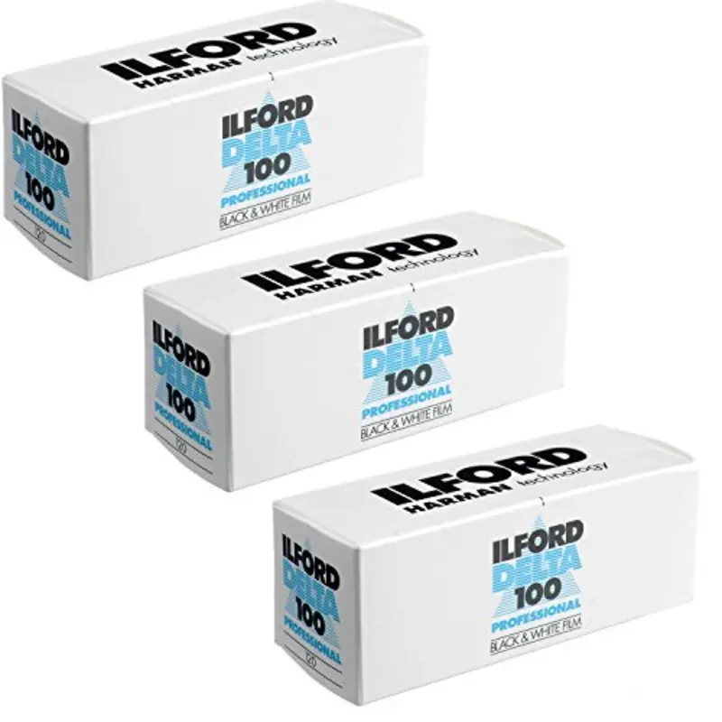 Ilford Delta 100 Professional (120 Roll) - Pack of 3