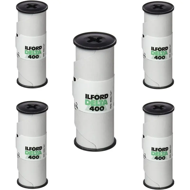 Ilford Delta Professional 400 Film, 120 Roll - Pack of 5