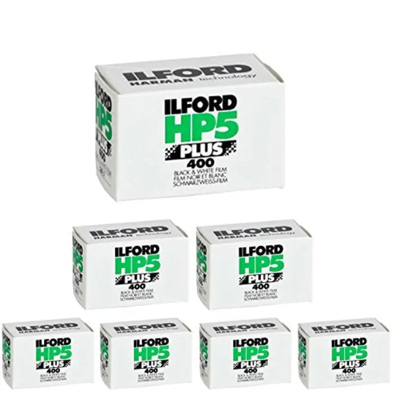 Ilford HP5 Plus 400 Film, 35mm 36 Exposures - 7 Pack