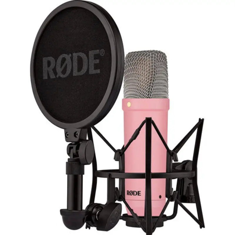 RODE NT1 Signature Series Large-Diaphragm Condenser Microphone - Pink