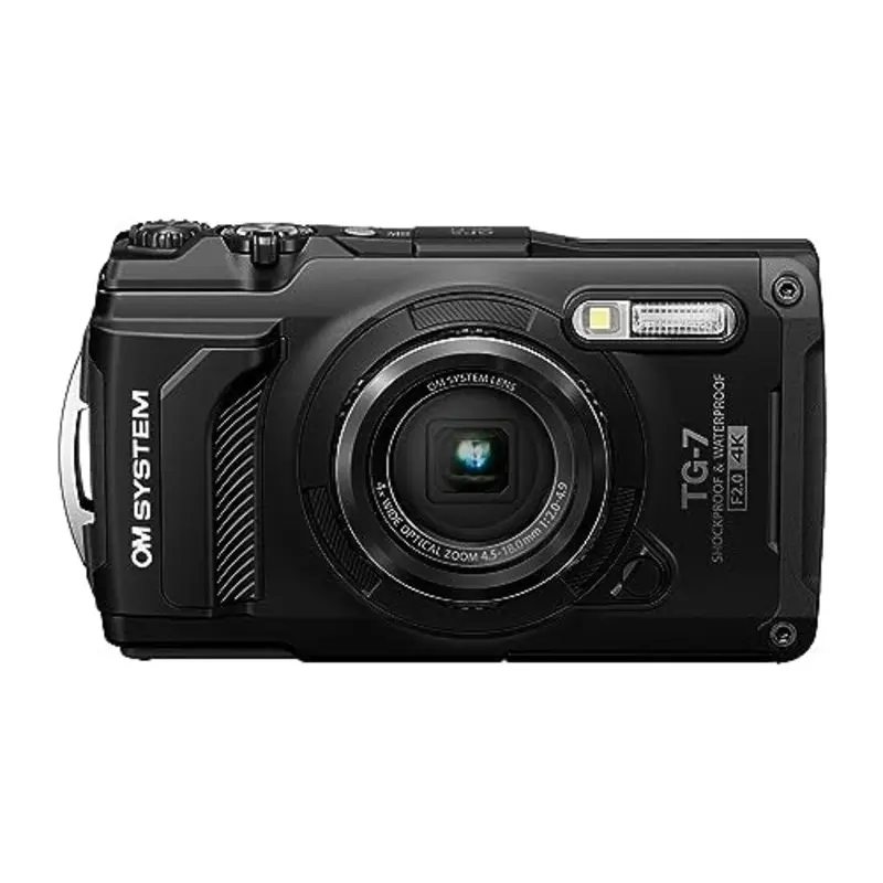 OM SYSTEM Tough TG-7 Digital Camera - Black