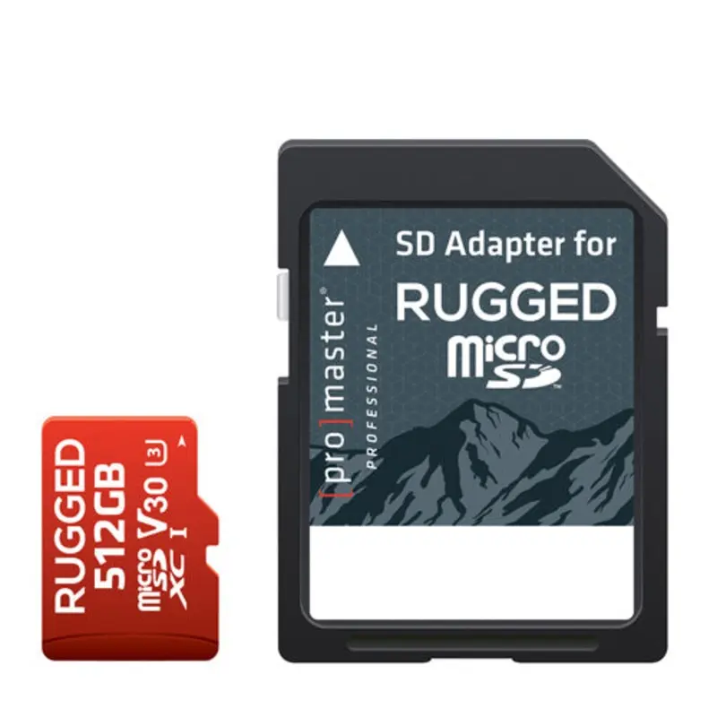 Promaster Micro Sdxc 512Gb Rugged Memory Card