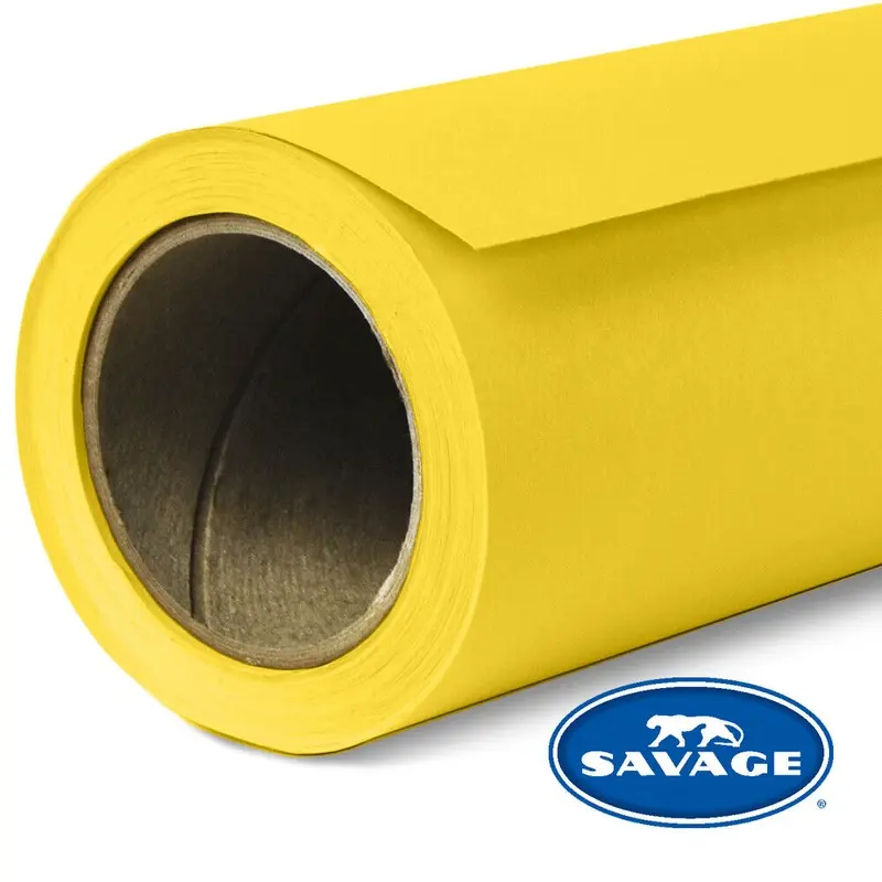 Savage #38 Seamless Background Paper (53" x 36') - Canary