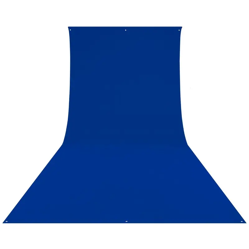 Westcott Wrinkle-Resistant Backdrop - Royal Blue / Chroma-Key Blue (9' x 20')