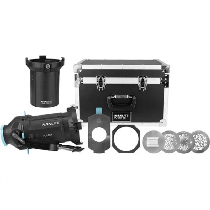 Nanlite Projection Attachment with 19 & 36 Lens Kit for Bowens Mount