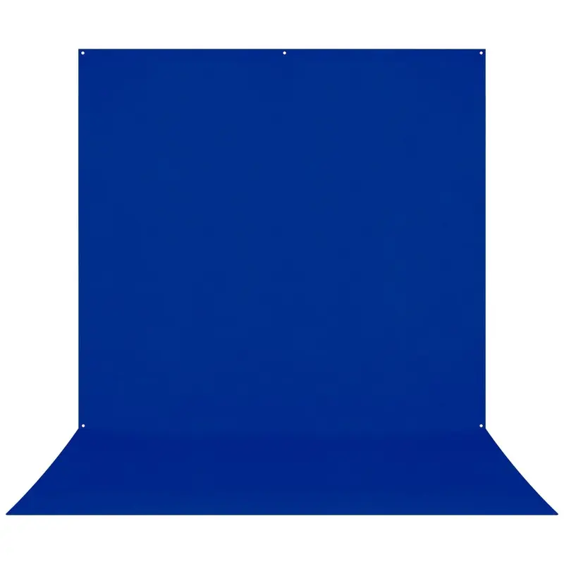 Westcott Wrinkle-Resistant Backdrop - Royal Blue / Chroma-Key Blue (8' x 13')