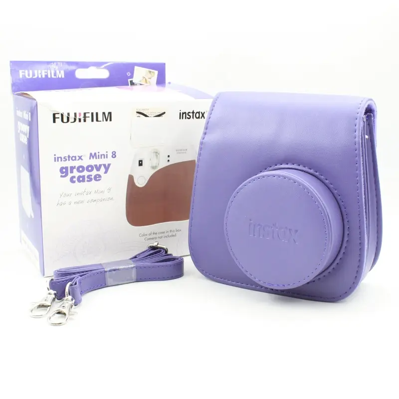 * USED * Fujifilm instax Mini 8 Groovy Case (Purple)