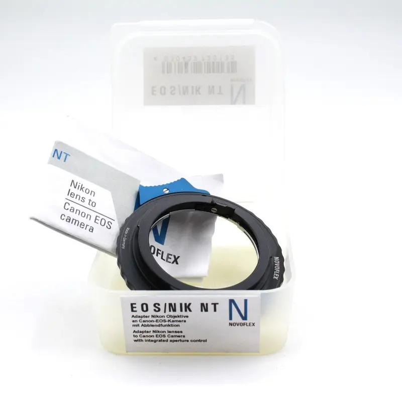 * USED * Novoflex Nikon G Lens to Canon EOS Camera Adapter
