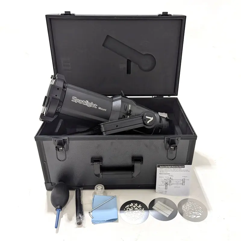 * OPEN BOX EXCELLENT * Aputure Spotlight Mount Set with 36 Degree Lens