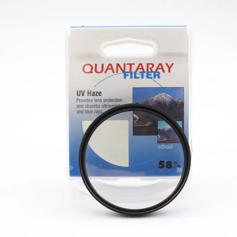 * USED * Tiffen 58mm UV Protector Lens Filter (In Quantaray Box)