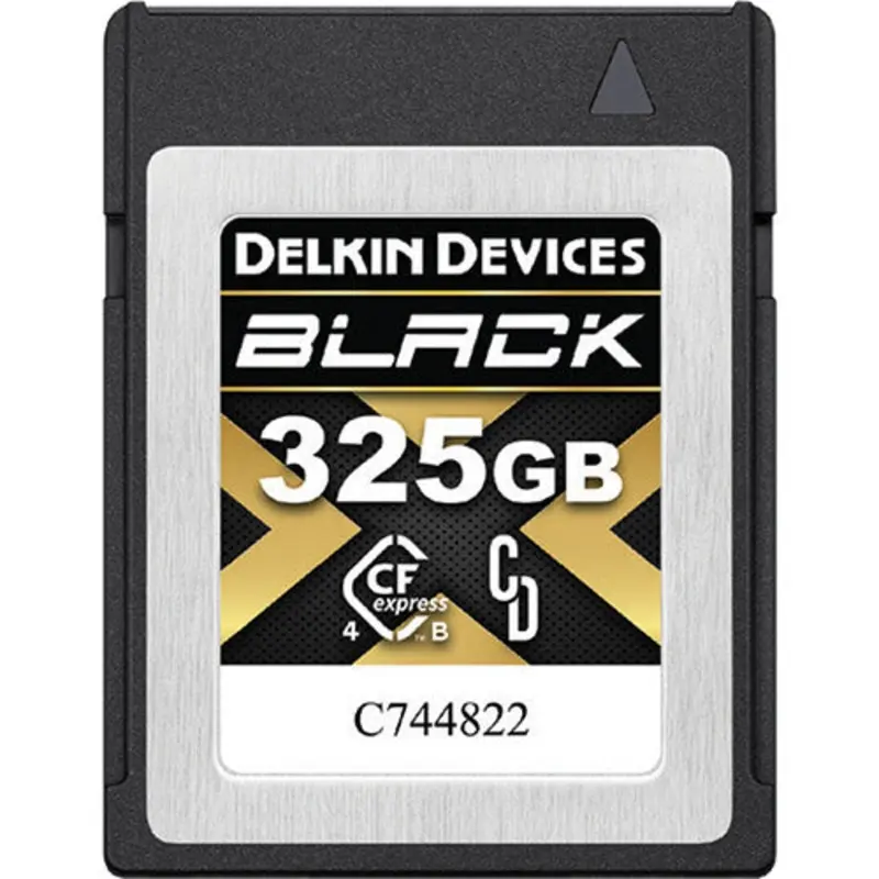 Delkin Devices BLACK CFexpress Type B 4.0 Memory Card - 325GB