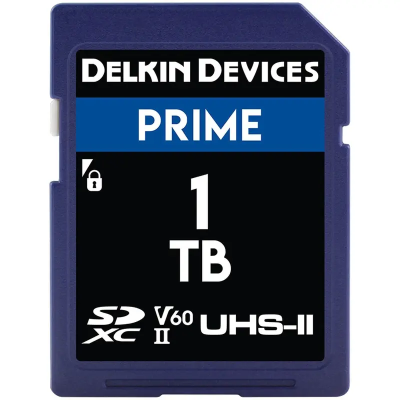 Delkin Devices PRIME UHS-II (V60) SD Memory Card - 1TB