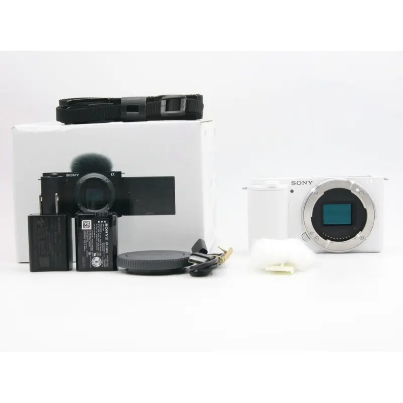 * OPEN BOX EXCELLENT * Sony ZV-E10 Mirrorless Camera (Body Only, White)
