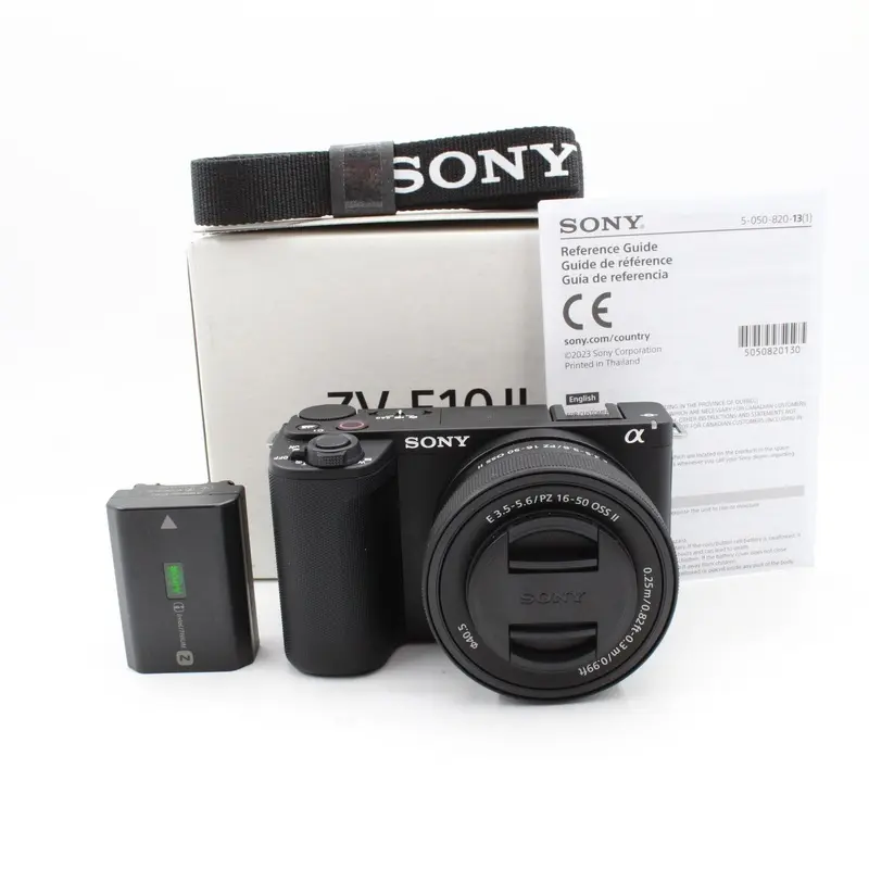 * OPEN BOX GOOD * Sony ZV-E10 II Mirrorless Camera with E PZ 16-50mm Lens (Black)
