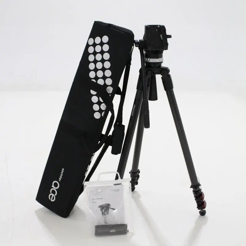 * USED * Sachtler TT75/2 CF w/ Sachtler Ace L Fluid Head Tripod w/Case