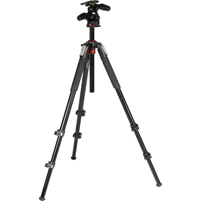Manfrotto MT055XPRO3-3W Aluminum Tripod with 3-Way Pan/Tilt Head