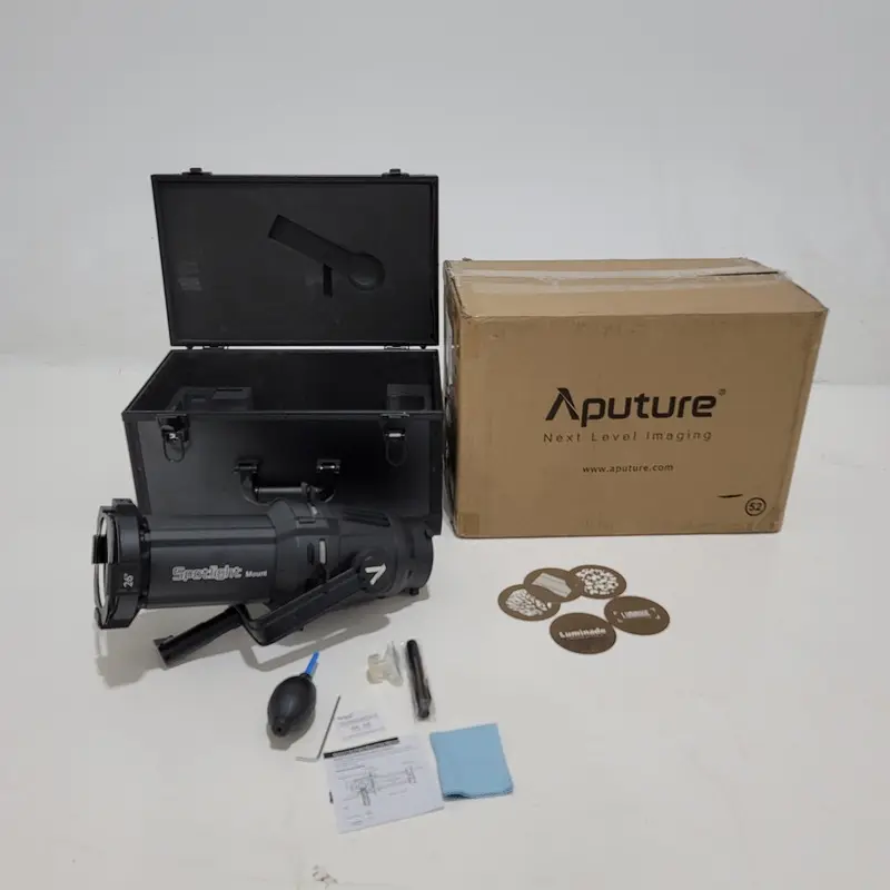 * OPEN BOX EXCELLENT * Aputure Spotlight Mount Set with 26 Degree Lens