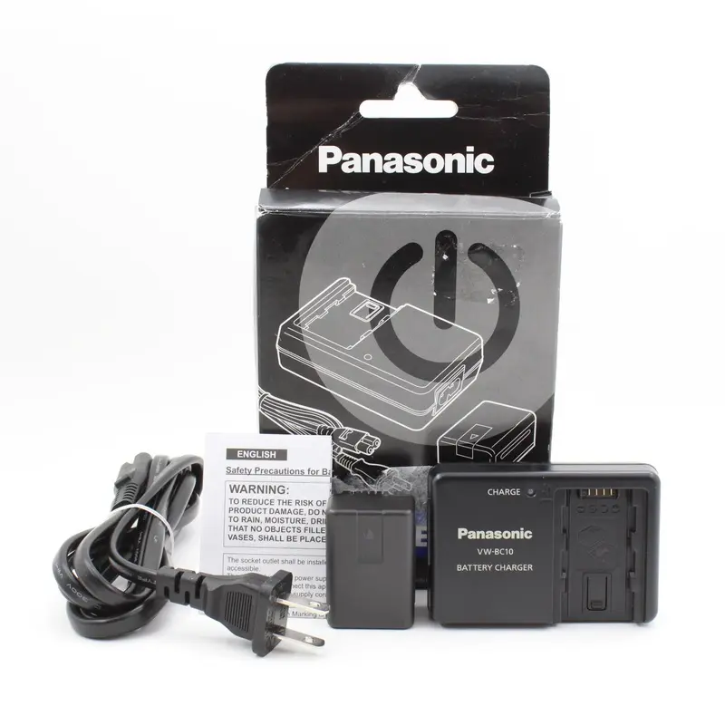 * OPEN BOX EXCELLENT * Panasonic VW-PWPK Battery and Charger Kit for Camcorders