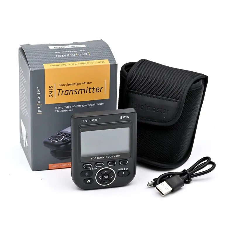 * OPEN BOX EXCELLENT* ProMaster SM1S Speedlight Master Transmitter for Sony