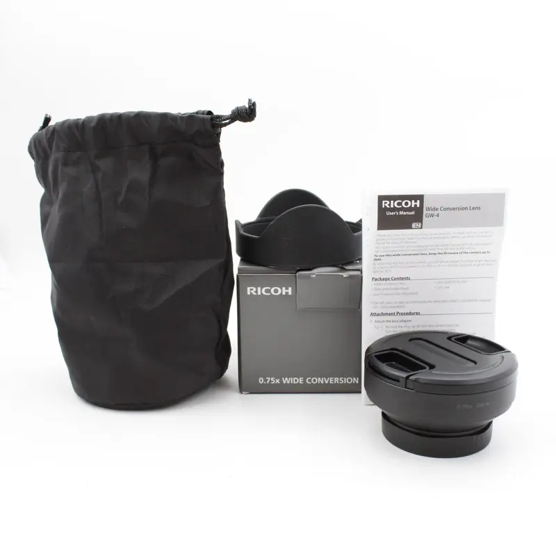 * OPEN BOX EXCELLENT * Ricoh GW-4 Wide Conversion Lens