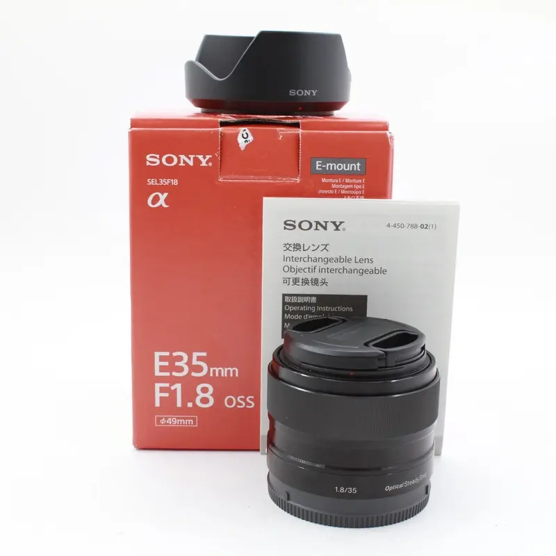 * OPEN BOX GOOD * Sony E 35mm f/1.8 OSS Lens