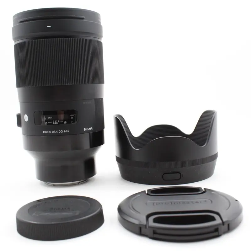 * USED * Sigma 40mm f/1.4 DG HSM Art Lens for Sony E