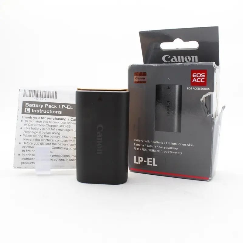 * OPEN BOX EXCELLENT * Canon LP-EL Lithium-Ion Battery Pack for Speedlite EL-1