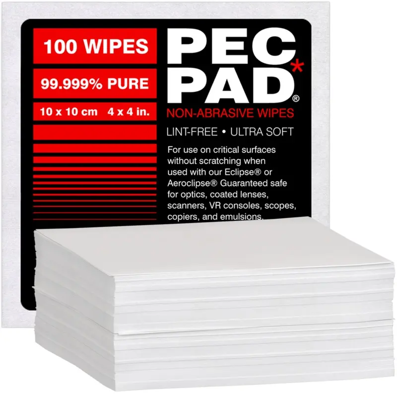 Photographic Solutions Pec-Pad Photo Wipes (4 x 4'', 100 Pack)