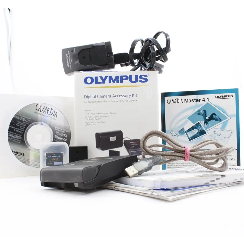 * USED * Olympus Stylus 300 Digital Camera with Accessory Kit