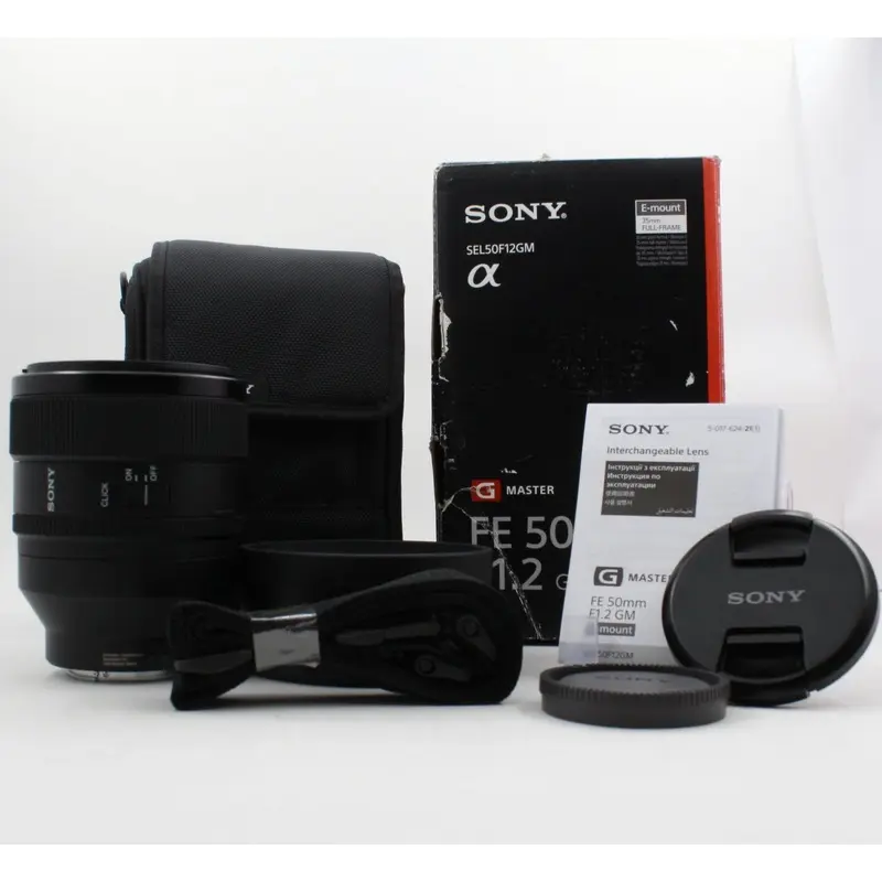 * OPEN BOX EXCELLENT * Sony FE 50mm f/1.2 GM Lens