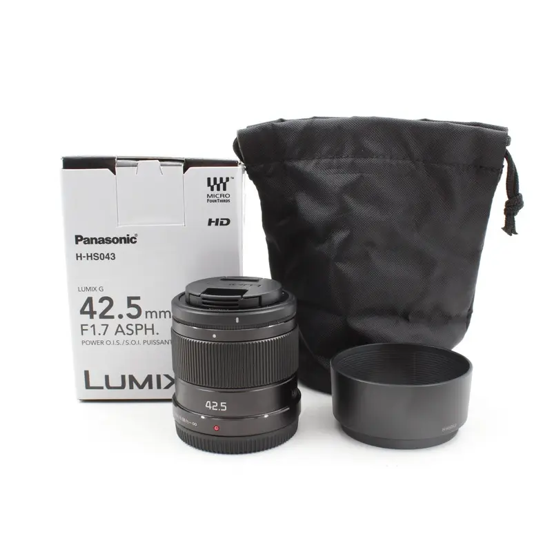 * OPEN BOX EXCELLENT * Panasonic Lumix G 42.5mm f/1.7 ASPH. POWER O.I.S. Lens