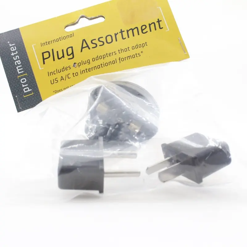 * OPEN BOX FAIR * ProMaster International Plug Adapter Kit - No US Adapter
