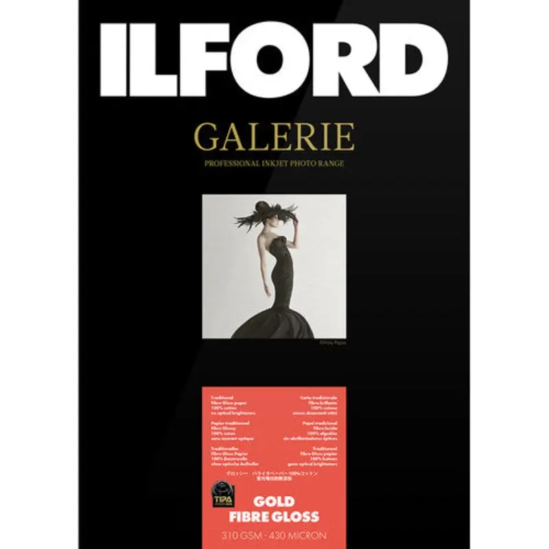 Ilford GALERIE Gold Fibre Gloss Paper (13 x 19", 25 Sheets)