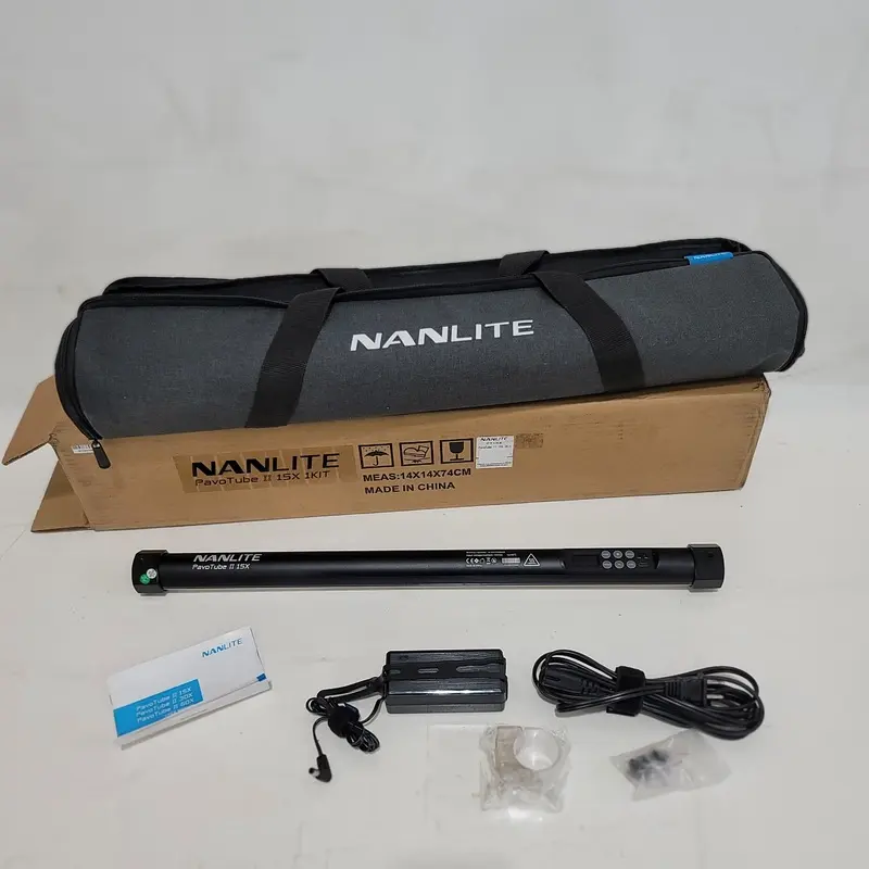 * OPEN BOX EXCELLENT * NanLite PavoTube II 15X RGBWW LED Pixel Tube Light