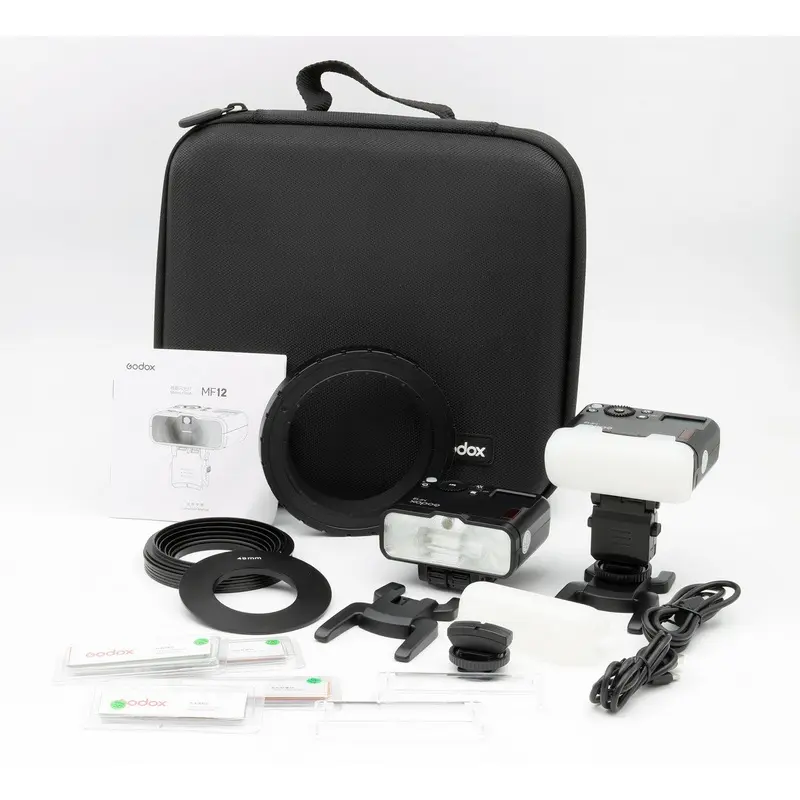 * USED * Godox MF12 Macro Flash 2-Light Kit