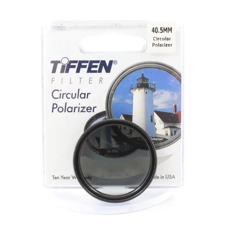 * USED * Tiffen 40.5mm Circular Polarizer Lens Filter