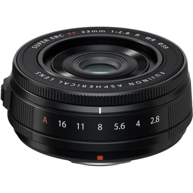 FUJIFILM XF 23mm f/2.8 R WR Pancake Lens (Black)